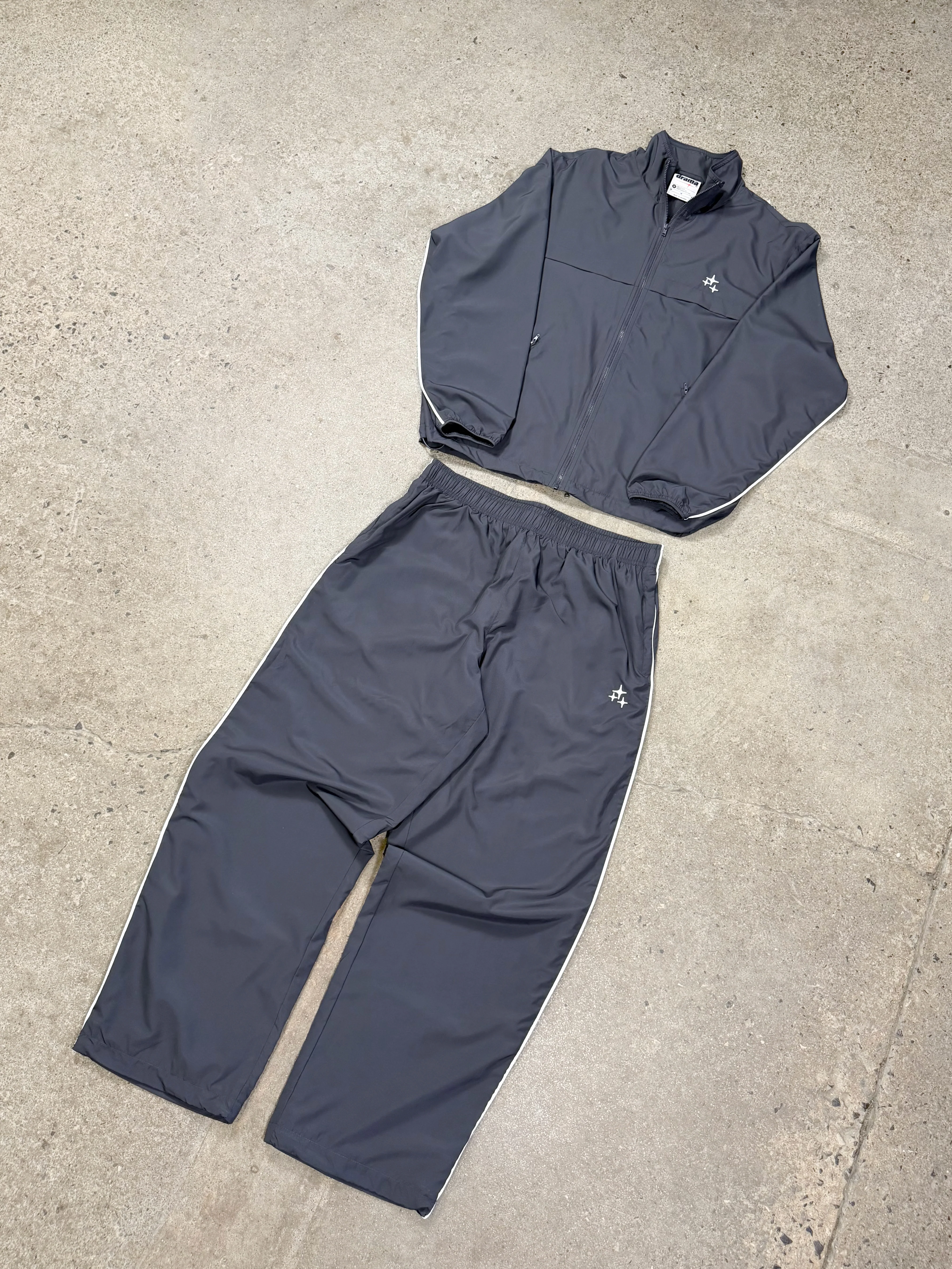 ASH GREY STA BAGGY NYLON JACKET - Image 6