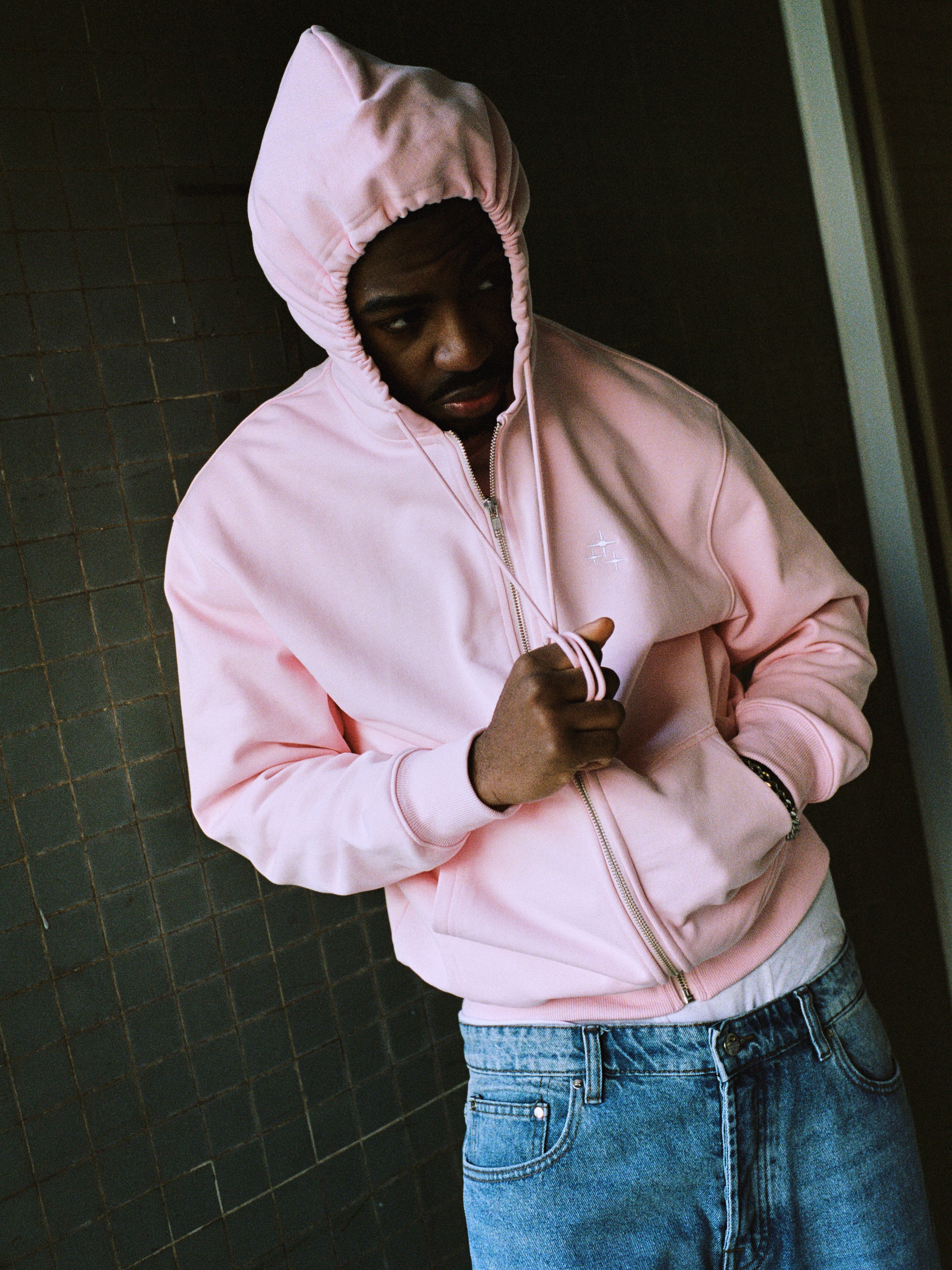 BABY PINK STA ZIP UP - Image 5