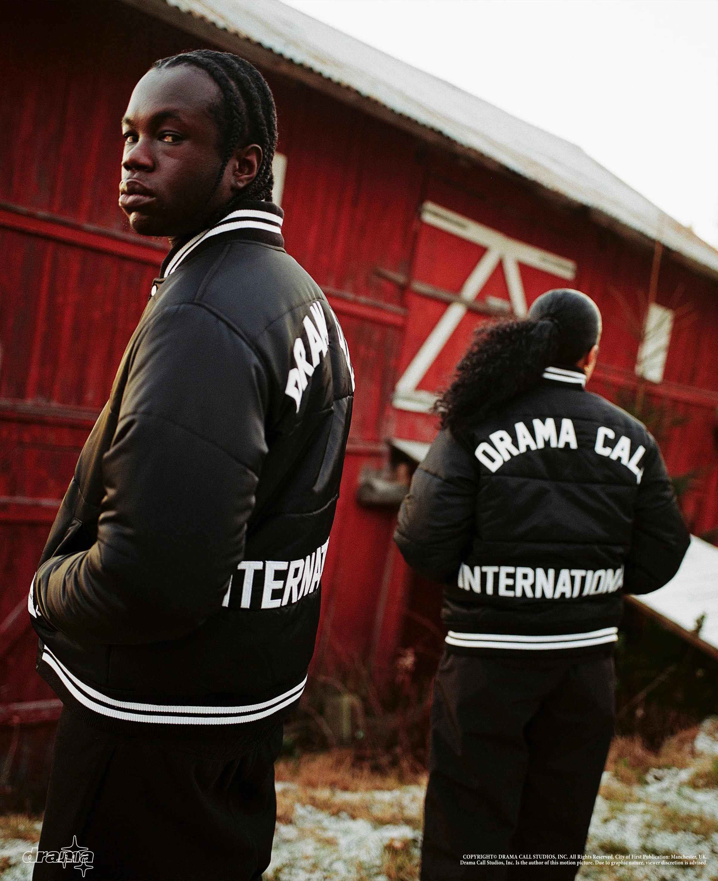 BLACK COLLEGE JACKET - Image 3