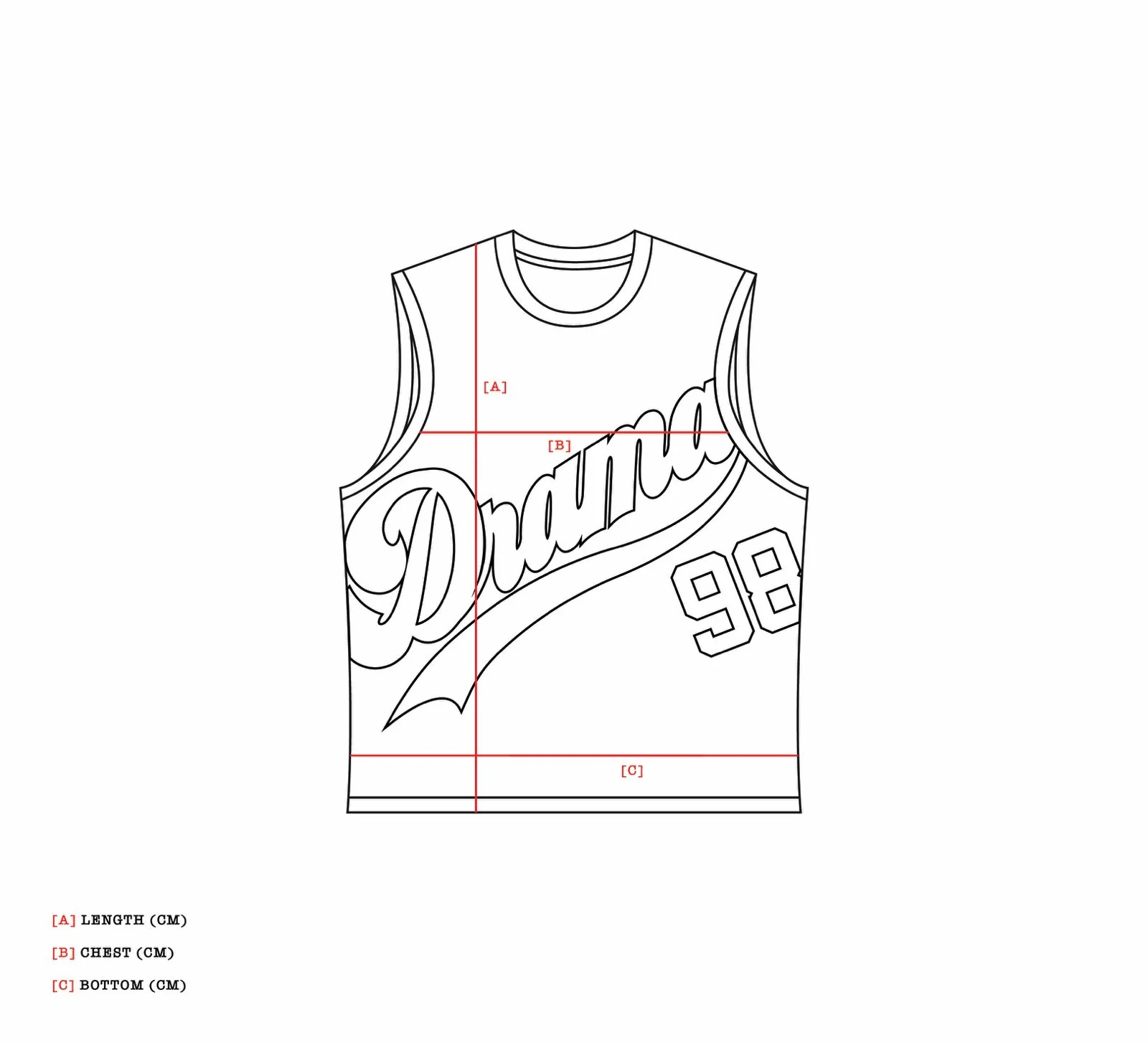 BLACK SCRIPT 98' CUT OFF VEST - Image 6