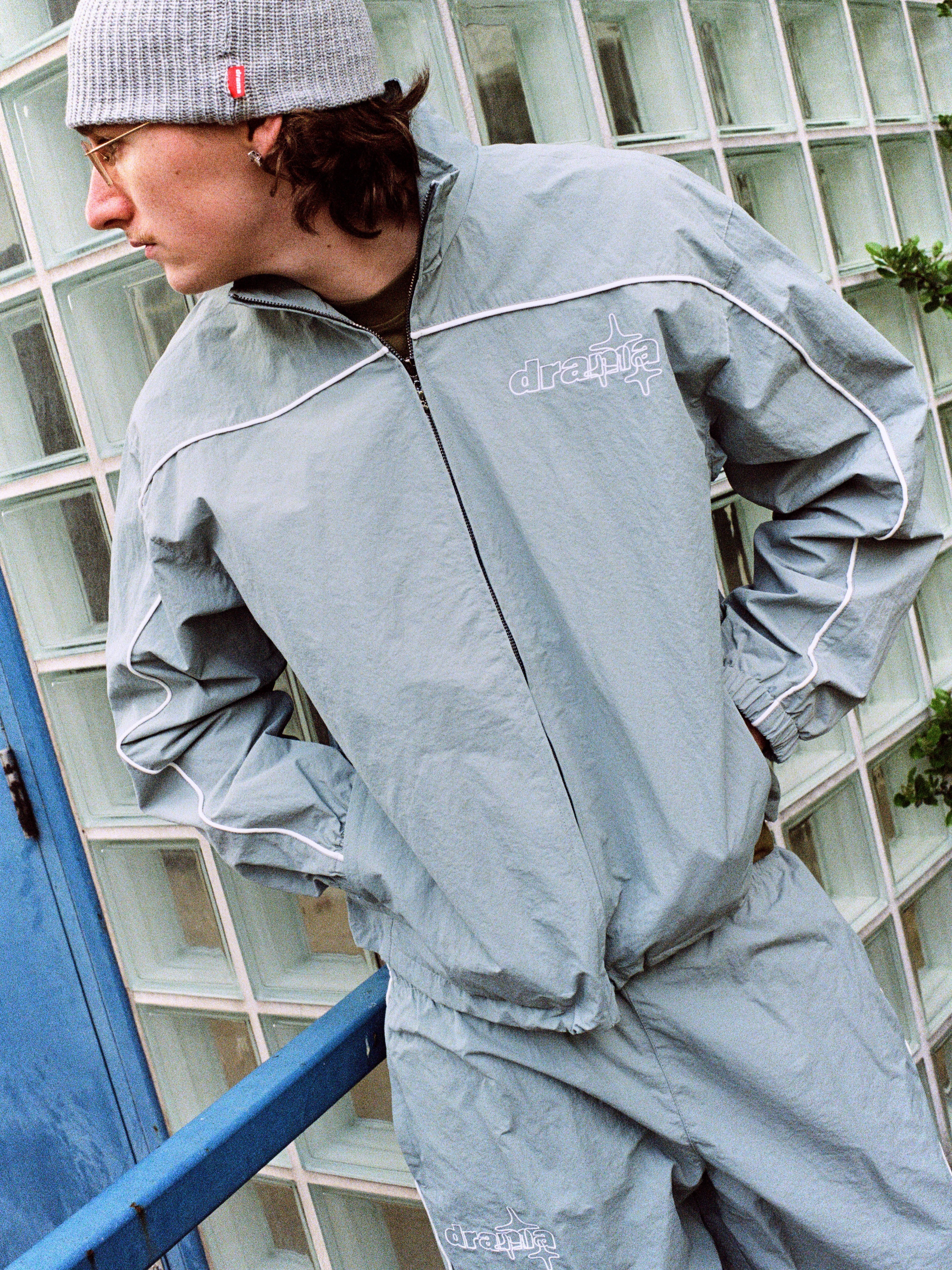 CLOUD BLUE LINE-STA TRACK PANTS - Image 6