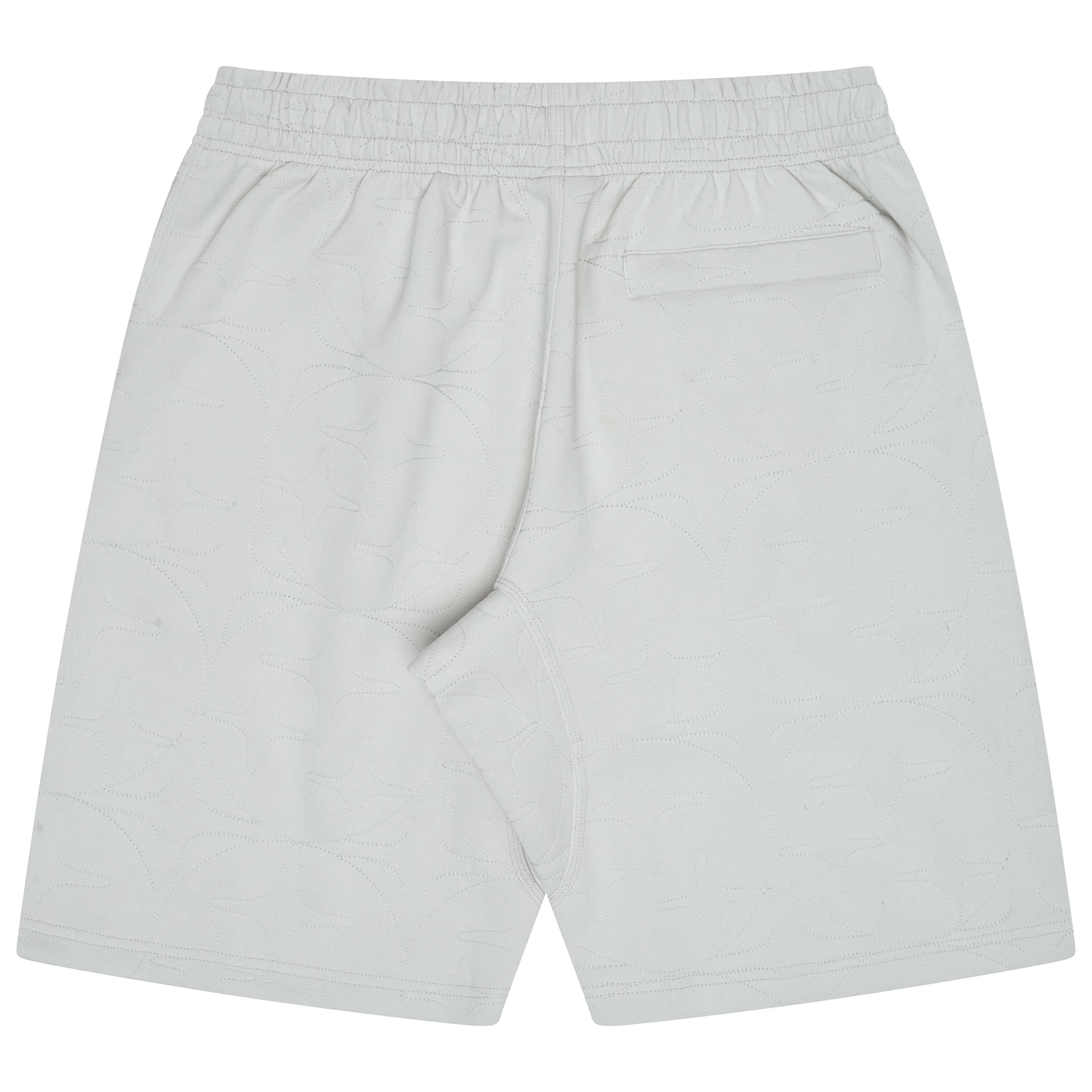 GREY ALL STAR EMBROIDERED SHORTS - Image 3