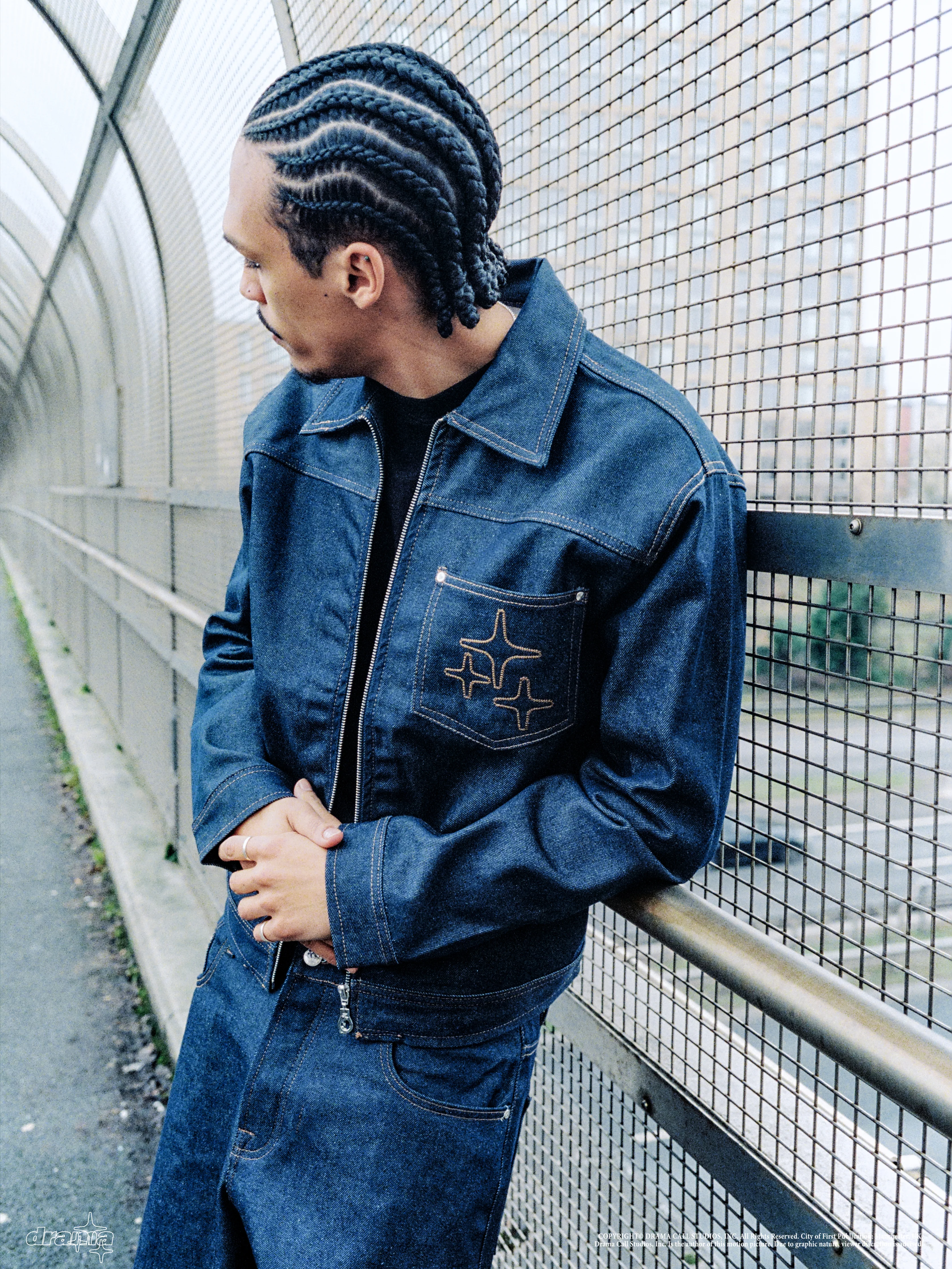 DENIM 3STA JACKET (RAW INDIGO) - Image 4