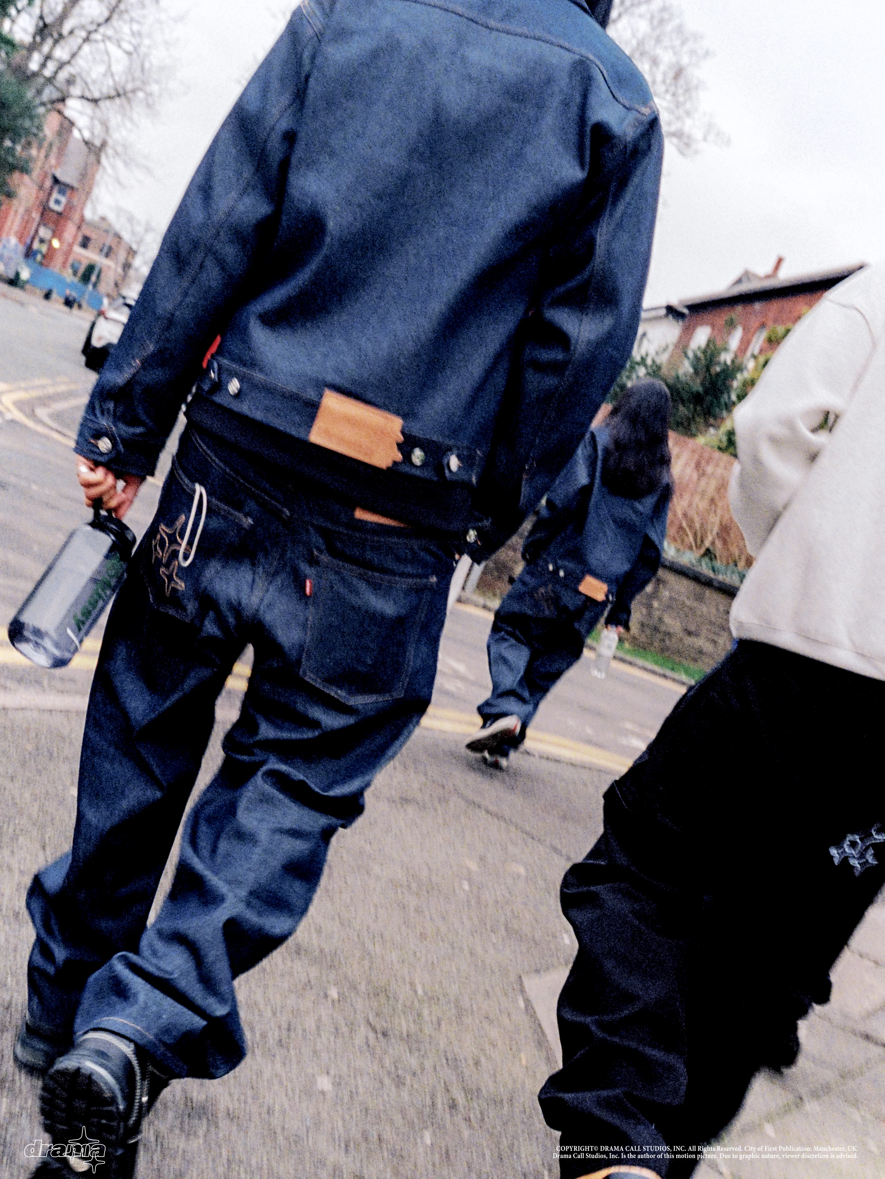BIG B*STARDS RAW INDIGO DENIM (BAGGY FIT) - Image 6