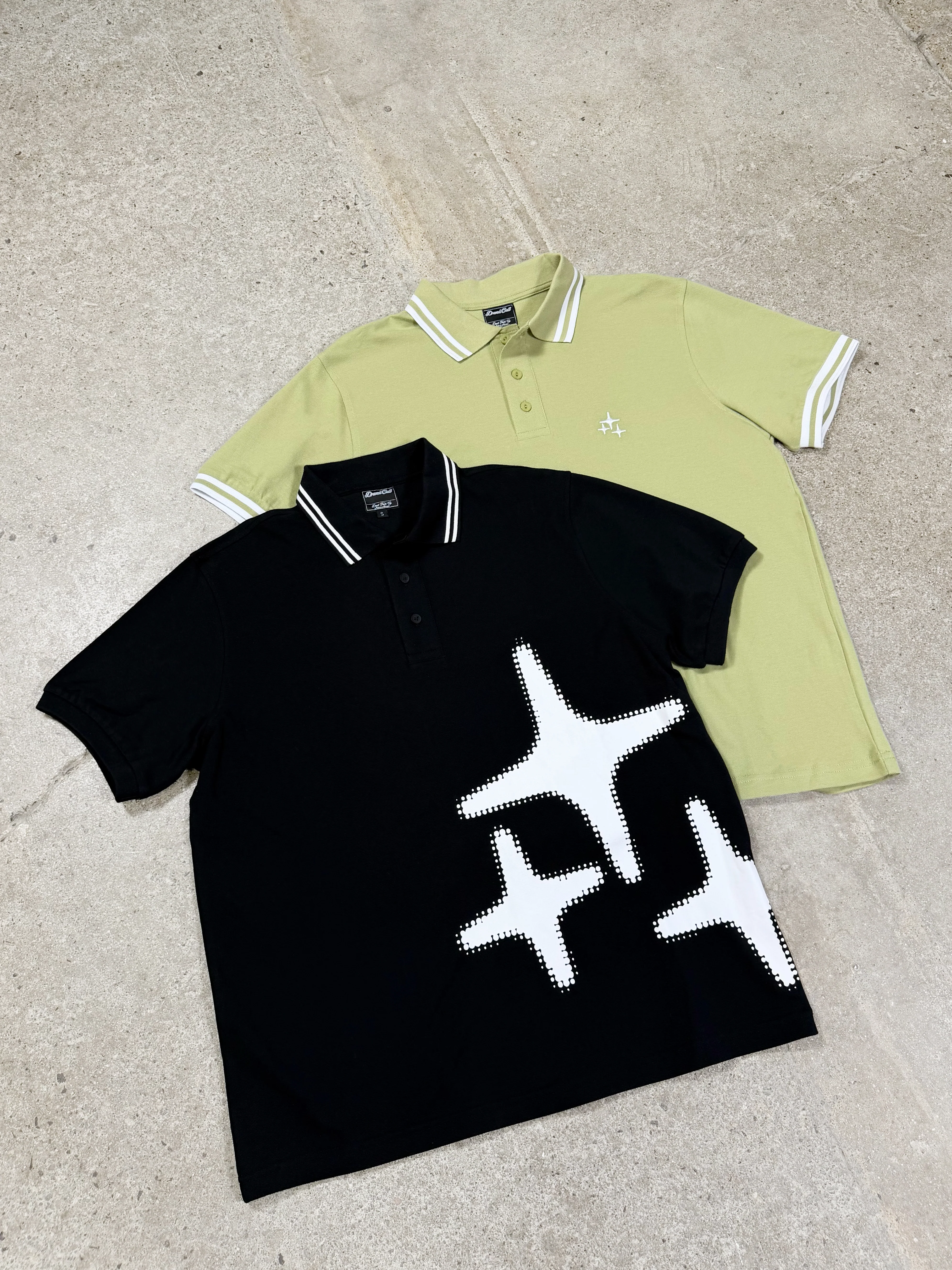 BLACK HALFTONE 3STA POLO - Image 5