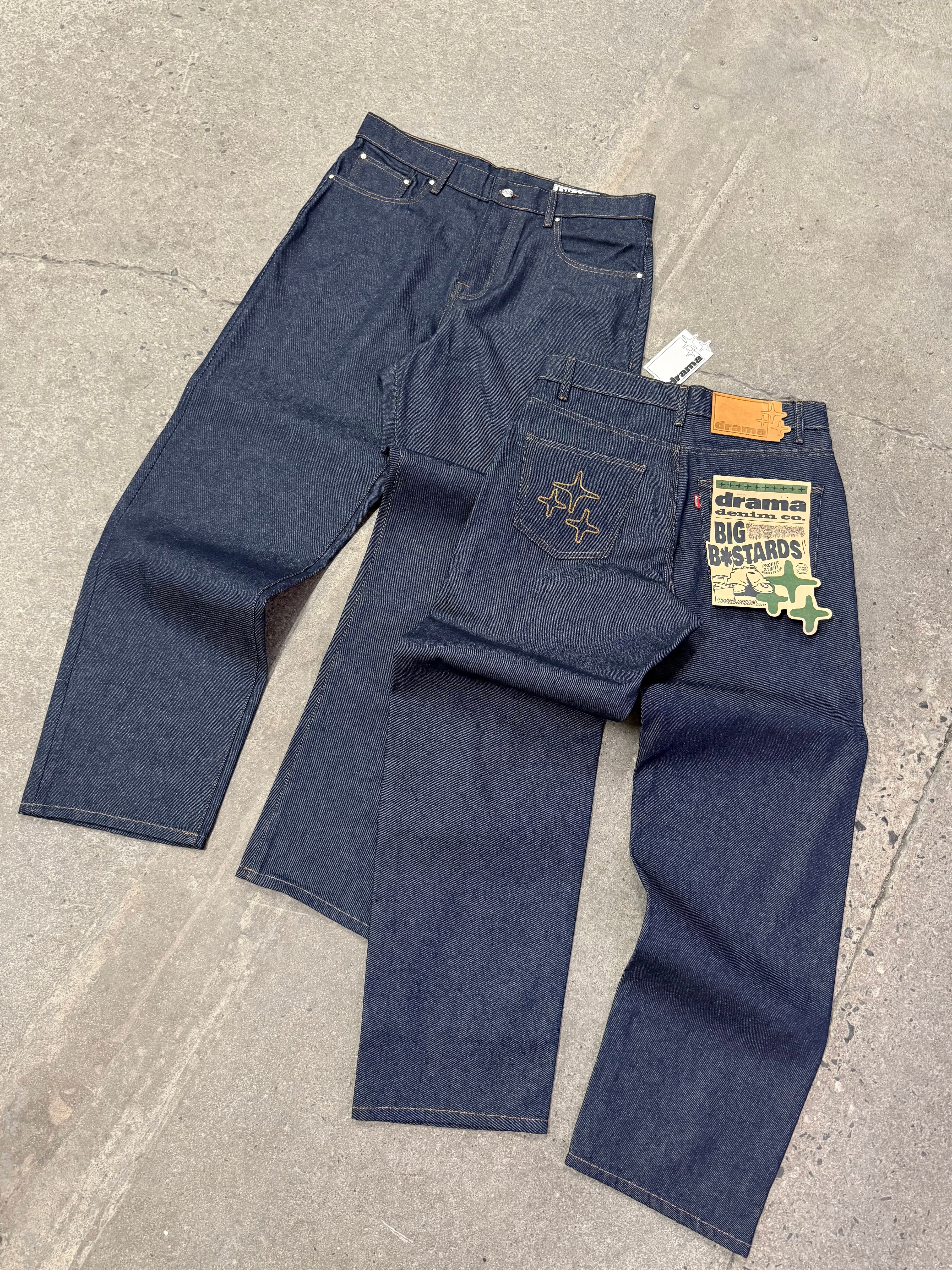 REGULAR DEGULAR RAW INDIGO DENIM (REGULAR FIT) - Image 6