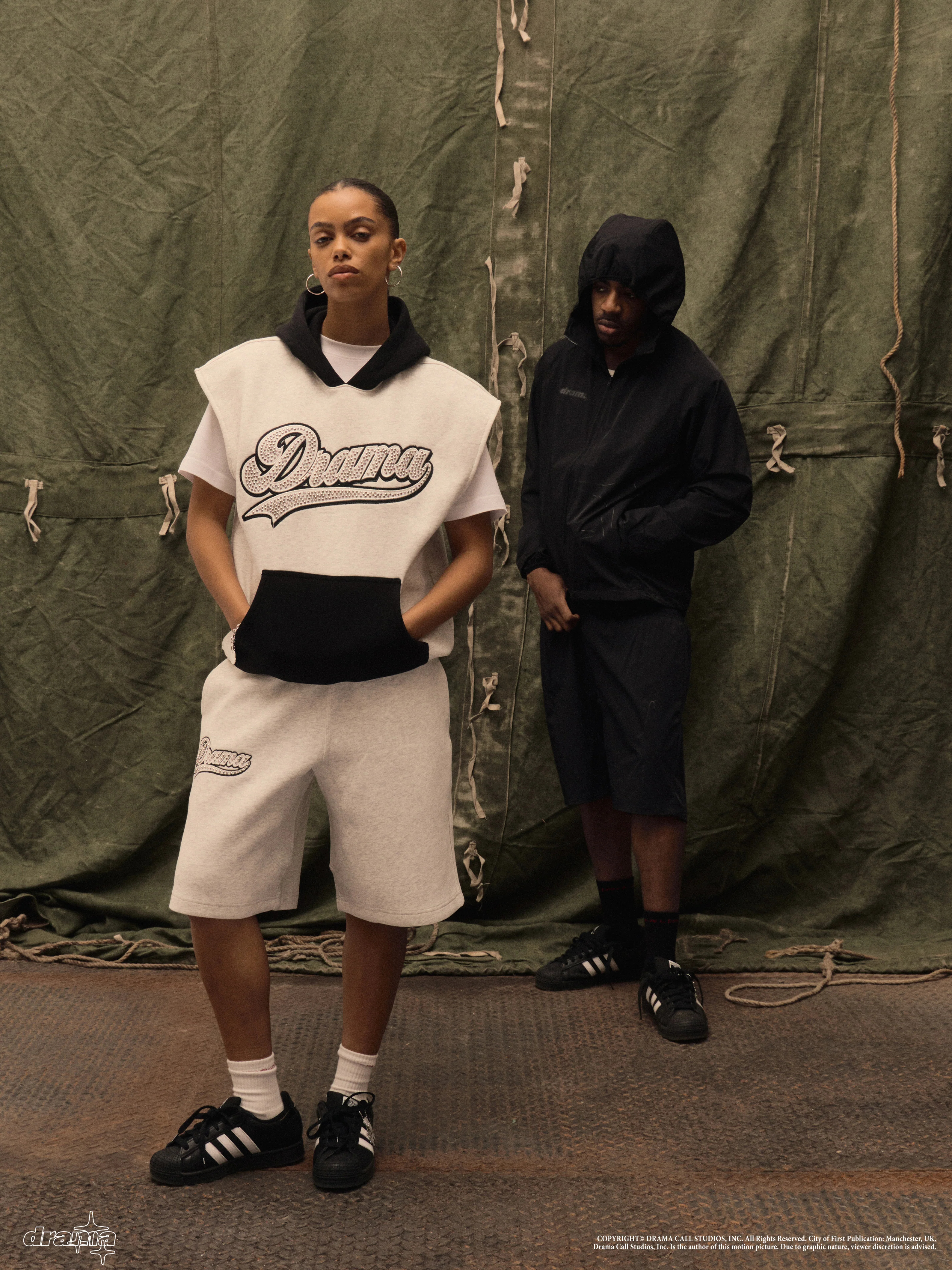STUD SCRIPT VEST HOOD - Image 5